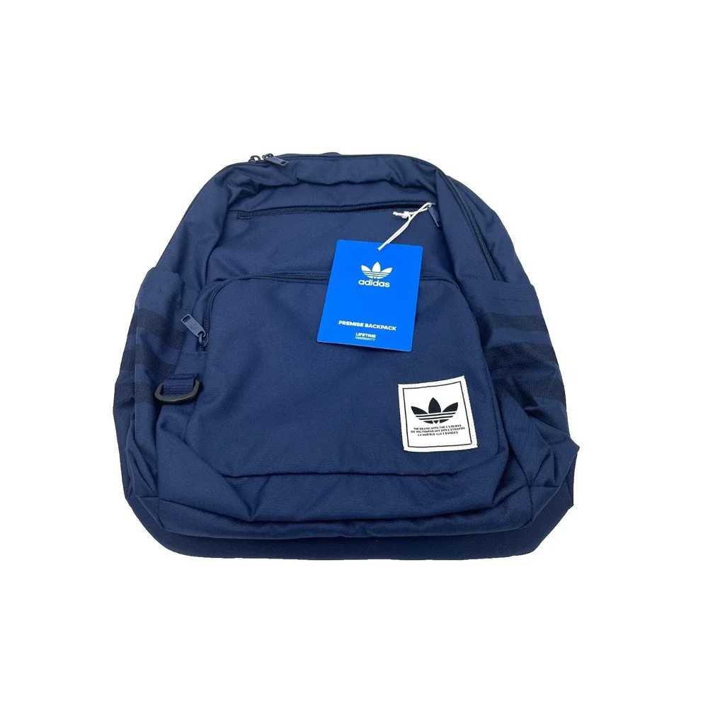 Adidas Originals Premise Backpack Night Indigo Laptop School Travel Bag JK3443